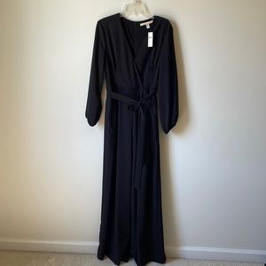 Anthropologie black jumpsuit